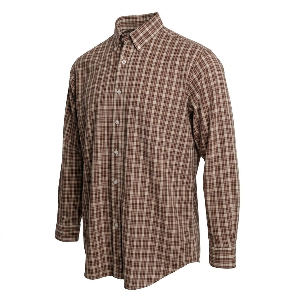 Lanesboro Mens Button Down Shirt Plaid Long Sleeve Size Medium‎ 16 1/2 32 33
